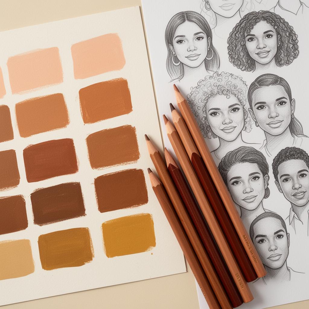 Perfect Skin Coloring Skin Tones for Every Complexion — Inclusive Portrait Guide | Coloroo Blog